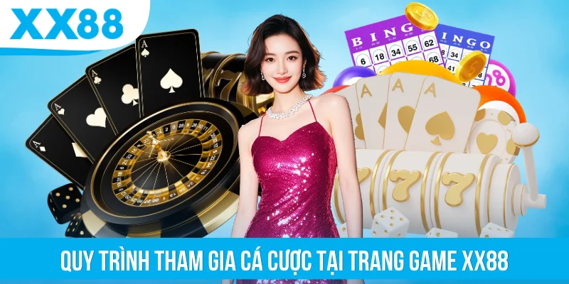 Quy trình tham gia cá cược tại trang game XX88